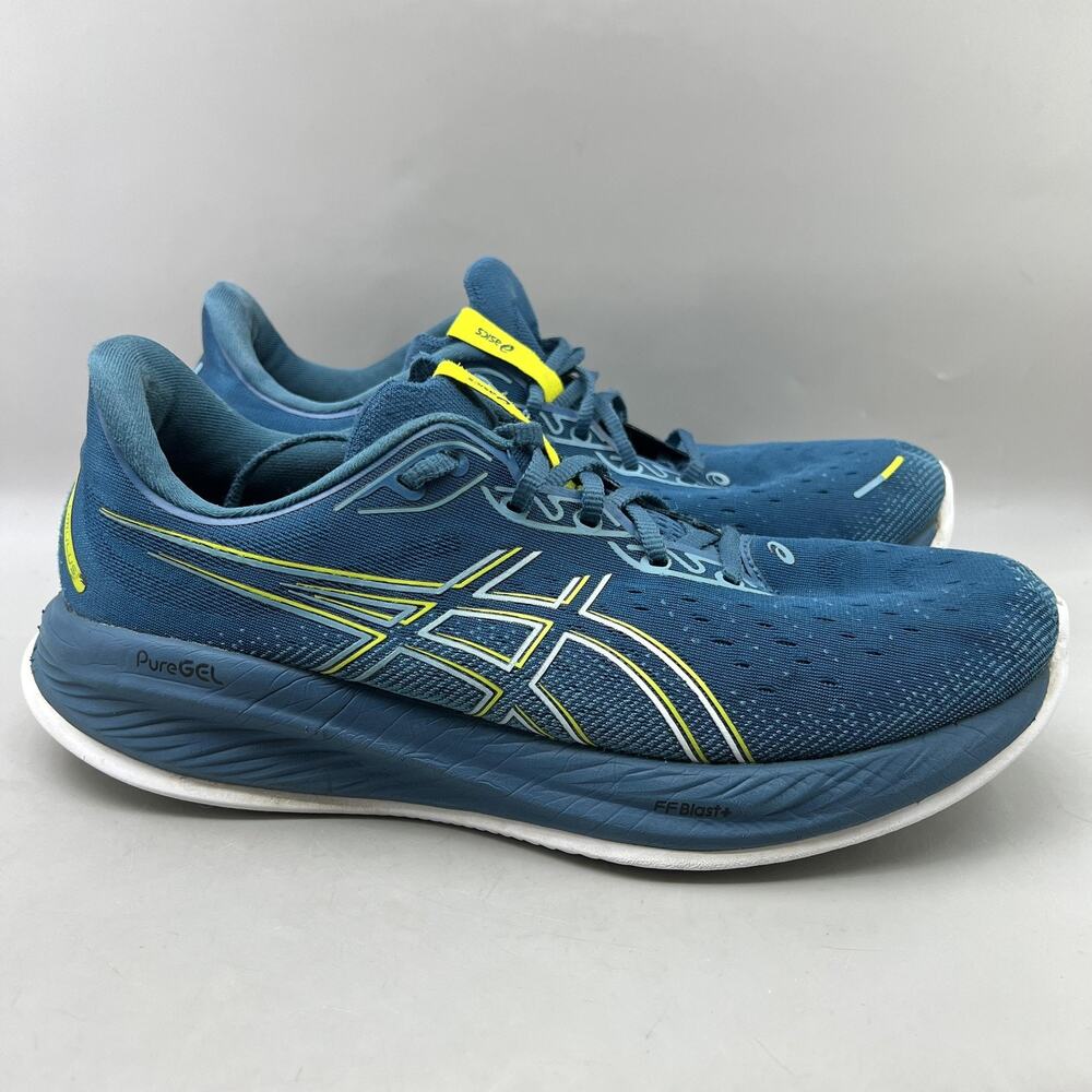 ASICS GEL-Cumulus 26 Running Shoes Men Size 12.5 Blue Mesh Comfort Low Sneakers